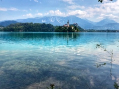 Crystal clear glacial waters of Lake Bled!
